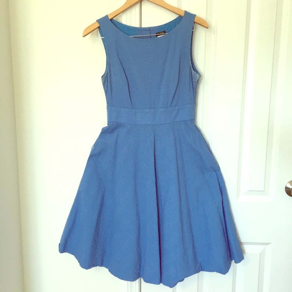 J. Crew A Line Dress with Pockets